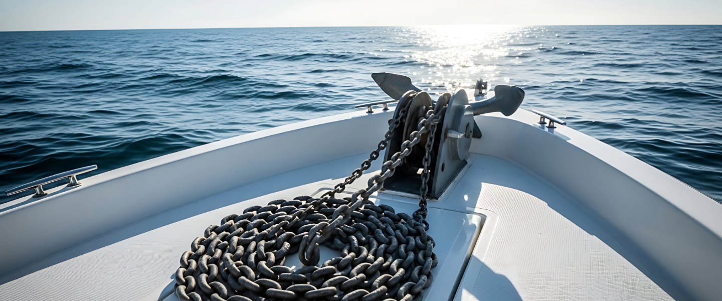 Teknelerde Zincir ve Halat Seçimi: Kalınlık, Uzunluk ve Malzeme Rehberi