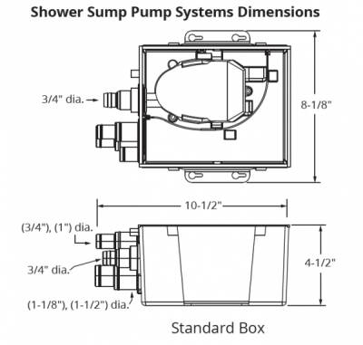 Attwood Duş Boşaltma Sistemi MK2 800GPH - 5