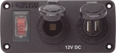 Blue Sea Below Deck Panel Çakmak Soketi ve USB - 1