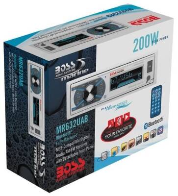 BOSS Audio Systems MR632UAB USB, AUX Girişli Bluetoothlu Marin Teyp - 3
