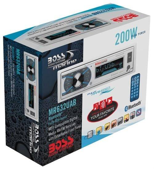 BOSS Audio Systems MR632UAB USB, AUX Girişli Bluetoothlu Marin Teyp - 3