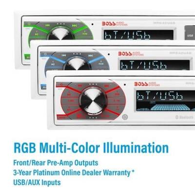 BOSS Audio Systems MR632UAB USB, AUX Girişli Bluetoothlu Marin Teyp - 2