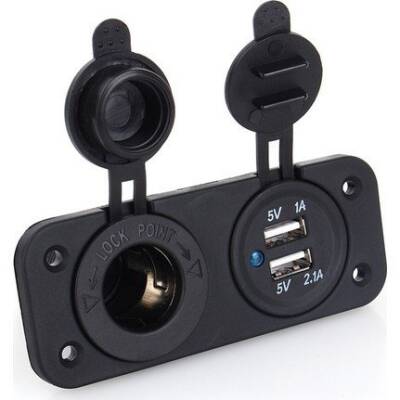 Çakmak Ve USB Kombin Yuva 12-24 V - 1
