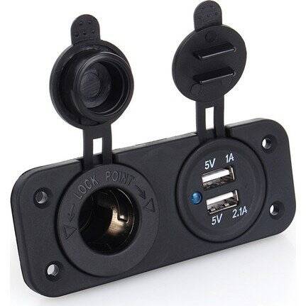 Çakmak Ve USB Kombin Yuva 12-24 V - 1
