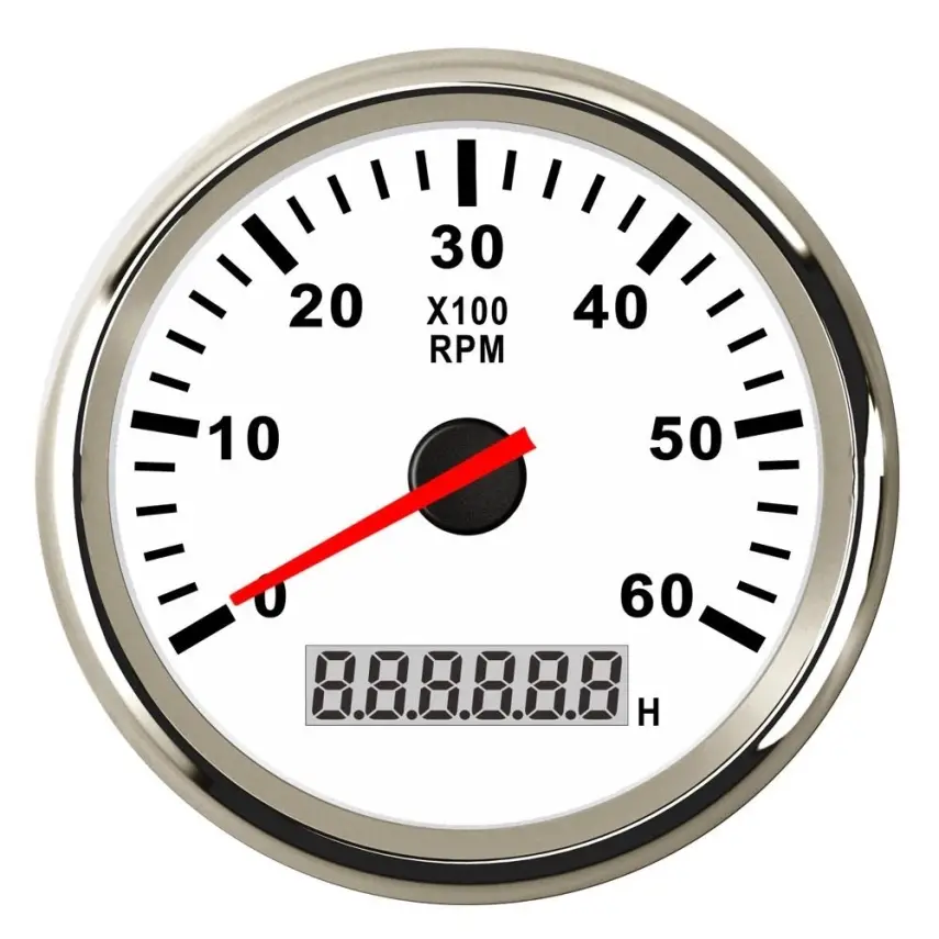 Devir Göstergesi Beyaz 6000 Rpm Ø 85mm - 1