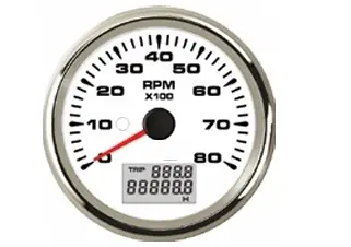 Devir Göstergesi Beyaz 8000 Rpm Ø 85mm - 1