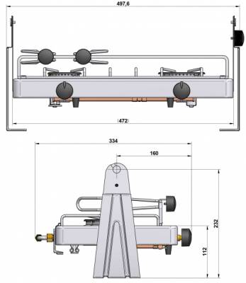 Eno Xtrem 2 Çift Gözlü Gimbal Gazlı Ocak - 2