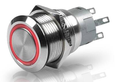 Hella Marine Paslanmaz Çelik Ledli Switch - 1