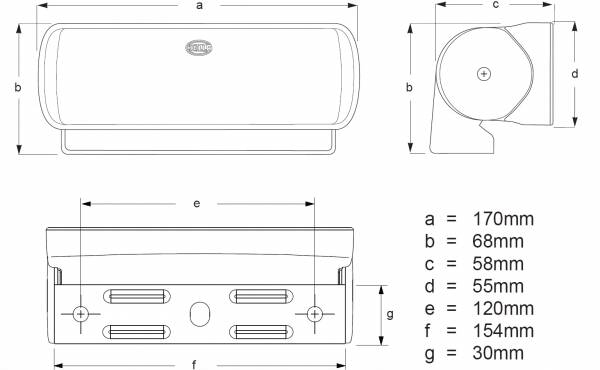Hella Marine Sea Hawk XL Ledli Güverte Aydınlatma Lambası - 3