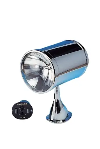 Jabsco 7” Motorlu, Uzaktan Kumandalı Krom Projektör 24 Volt - 1