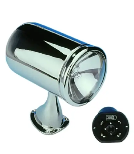 Jabsco 8” Motorlu, Uzaktan Kumandalı Krom Projektör 24 Volt - 1