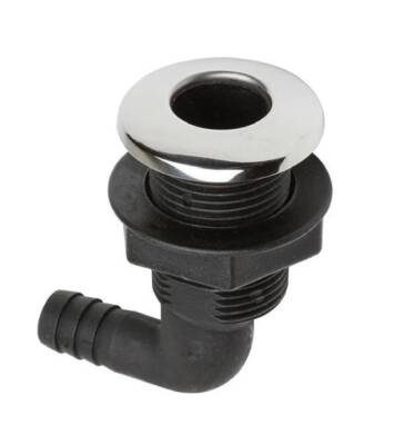 Krom Flanşlı Sintine Çıkışı Dirsekli - 1