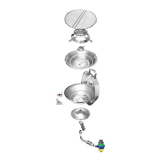 Magma Marine Kettle® 2 Gazlı Ocak/Mangal Kombinasyonu - 4