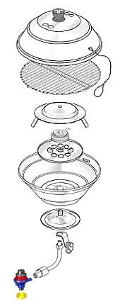 Magma Marine Kettle® Gazlı Mangal - 3