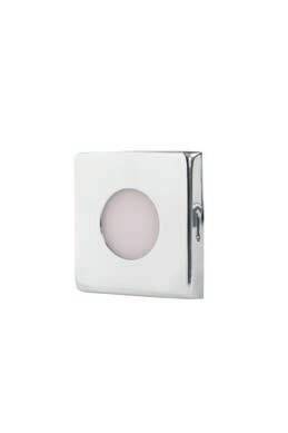 MERDİVEN LAMBASI KARE KROM 50X50 ( MAVİ ) - 1