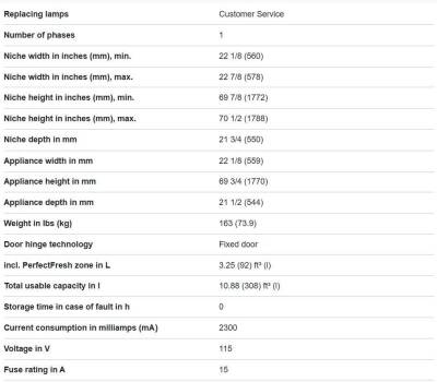 MİELE 301 LT 110V BUZDOLABI (AMERİKAN VOLTAJ) - 2