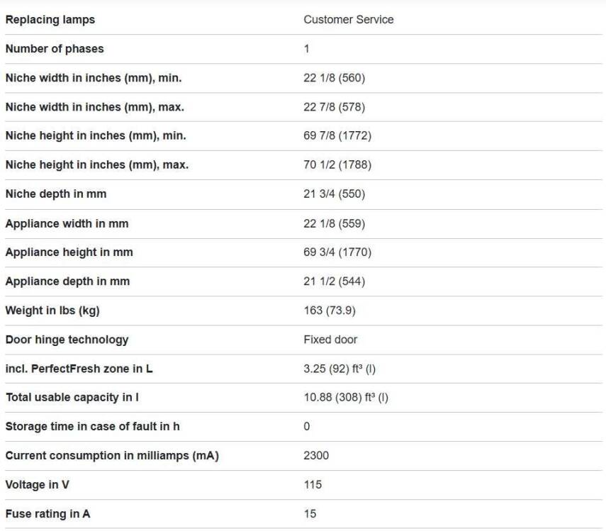 MİELE 301 LT 110V BUZDOLABI (AMERİKAN VOLTAJ) - 2
