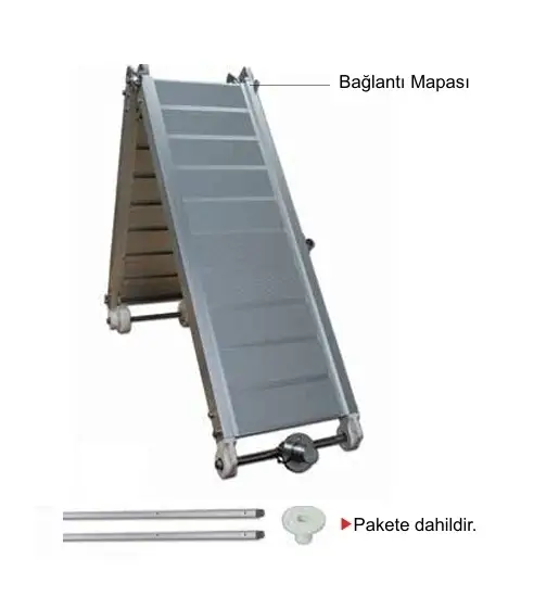 Pasarella Alüminyum Basamaklı - Katlanır - 1