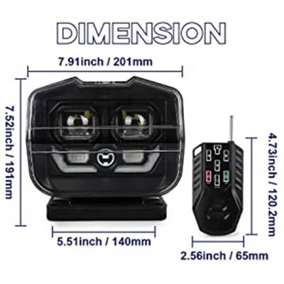 Projektör Uzaktan Kumandalı 12-24v 60W Led - 2
