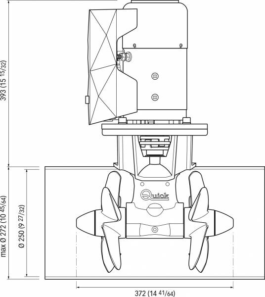 Quick Baş Manevra Pervanesi 140kgf 24V - 2