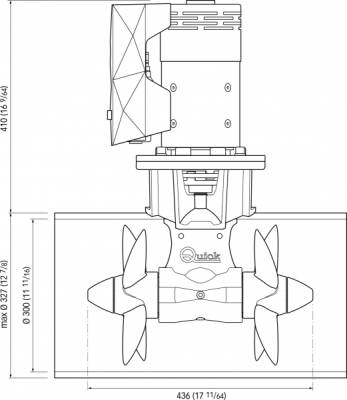 Quick Baş Manevra Pervanesi 250kgf 24V - 2
