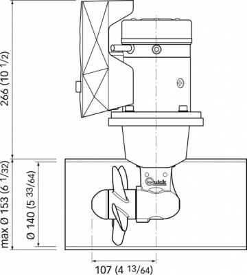 Quick Baş Manevra Pervanesi 30kgf 12V - 2