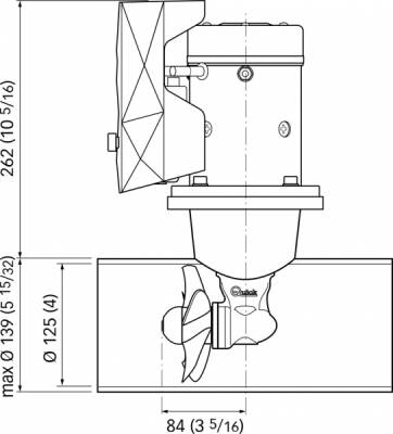 Quick Baş Manevra Pervanesi 40kgf 12V - 2
