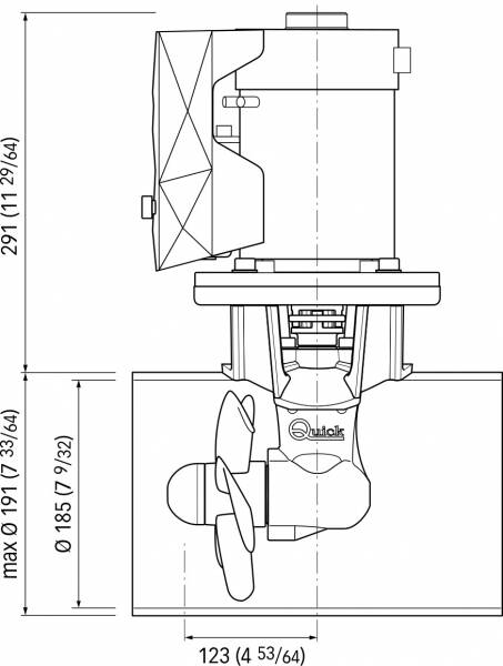 Quick Baş Manevra Pervanesi 55kgf 12V - 2