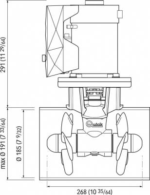 Quick Baş Manevra Pervanesi 65kgf 12V - 2