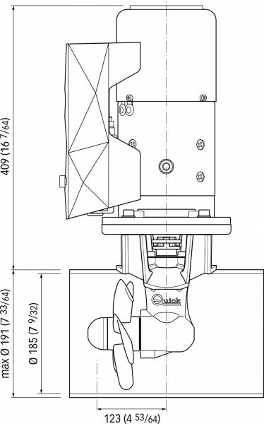 Quick Baş Manevra Pervanesi 95kgf 12V - 2