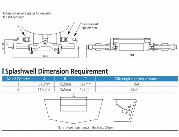 Seafirst MO 350V-Y1 Hidrolik Dümen Sistemi - 2