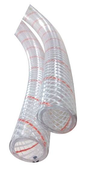 Shields Polyester Takviyeli Şeffaf PVC Hortum - 1