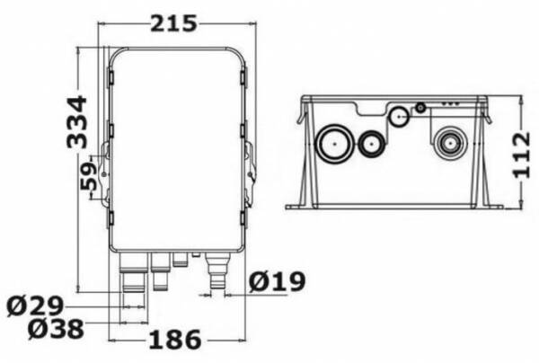 Singflo 12 V 750 GPH Duş Tahliye Sistemi - 2