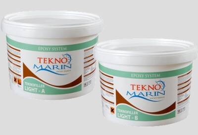TEKNOFILLER LIGHT (Epoxy Hafif Macun) (Kahverengi) 20 LT - 1