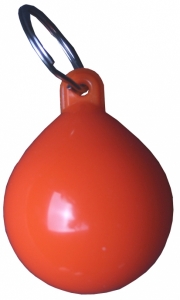 Batmaz PVC anahtarlık. Paslanmaz çelik halkalı.