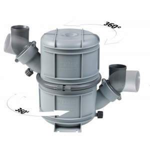 Waterlock. 60 mm iç çaplı egzoz hortumlarına uygundur. Su kapasitesi 10 litre'dir.