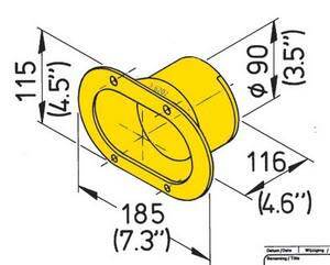 Vetus Bronz Egzoz Çıkışı - 2