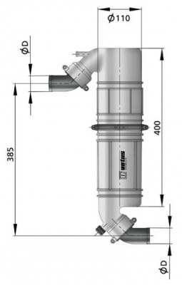 Vetus Muffler/Goose Neck - 2