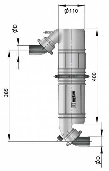 Vetus Muffler/Goose Neck - 2