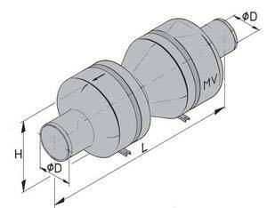 Vetus MV Muffler - 2