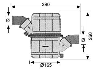 Vetus Tip NLP Waterlock - 2