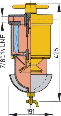 Vetus WS750 Su Ayırıcı/Mazot Filtresi - 2