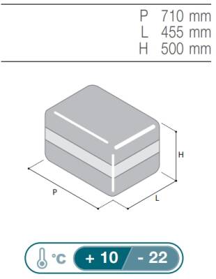 Vitrifrigo Portatif Buzdolabı-Dondurucu Model VF45P - 2