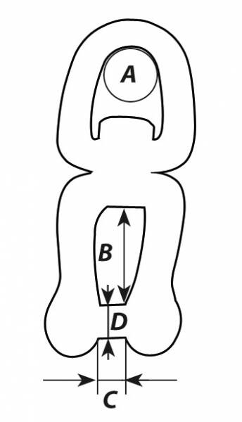 Wichard Fırdöndü halka-kilit alyan pimli - 2